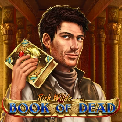 Book of Dead Egyptian-themed slot tile at RocketPlay Canada